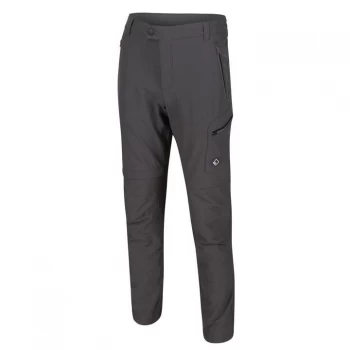 Image of Regatta Highton Stretch Walking Zip Off Trousers Long Leg - Magnet