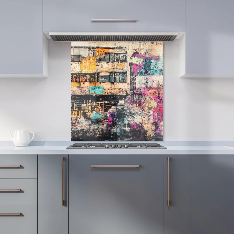 Image of Designer Kitchen Splashbacks Jasper Reed: 00015 Kitchen Splashback Size: 600mm x 750mm Multicolor Unisex 600mm x 750mm