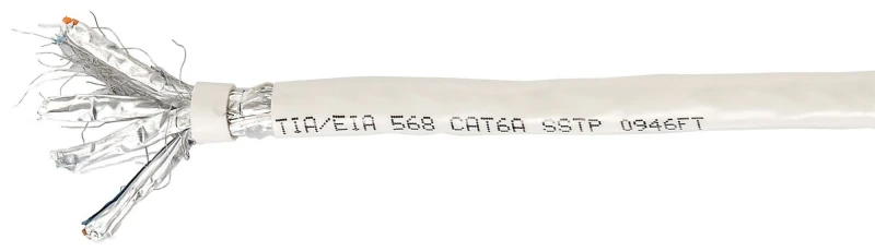 Image of Equip Cat.6A S/FTP Installation Cable. LSZH. Solid Copper. 100m