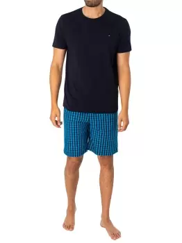 Image of Woven Short Pyjama Set