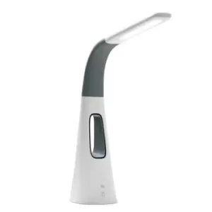 Image of Ventix LED Desk Lamp Grey Fan