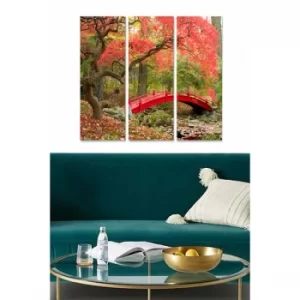 Image of MDF153304361 Multicolor Decorative MDF Painting (3 Pieces)