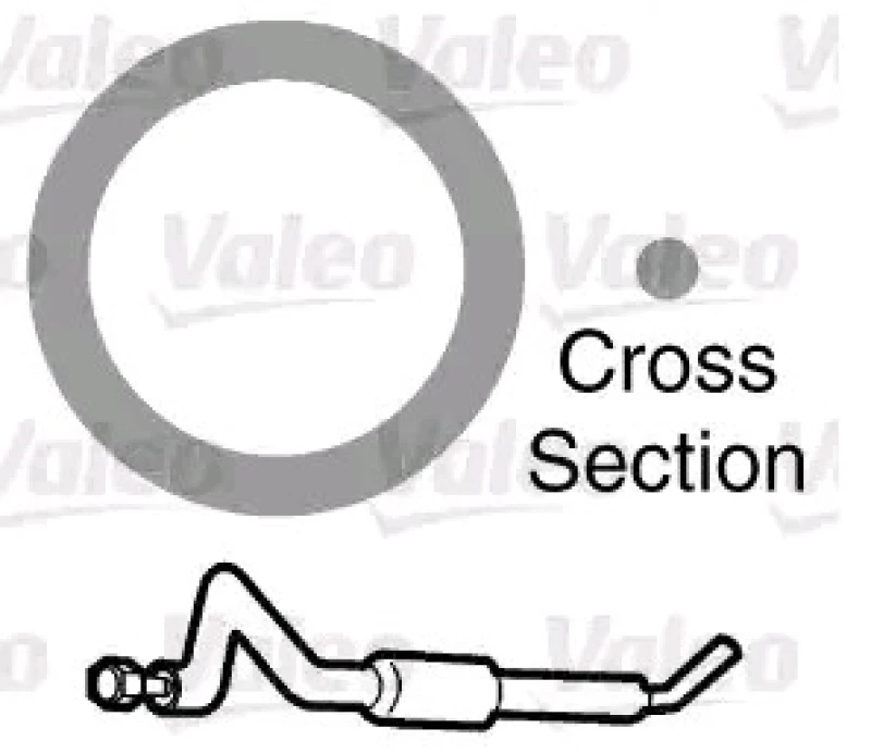 Image of VALEO 509145 Gaskets Seal,coolant pipe (547)