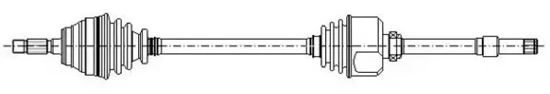 Image of ERA Benelux DA20426 Drive shaft Front Axle Left Drive Shaft (13)