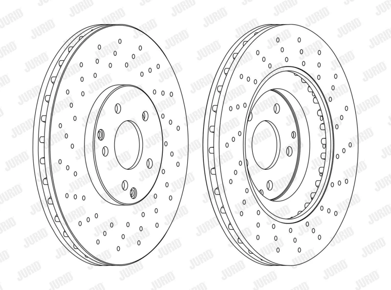 Image of Brake disc JURID 562354JC-1