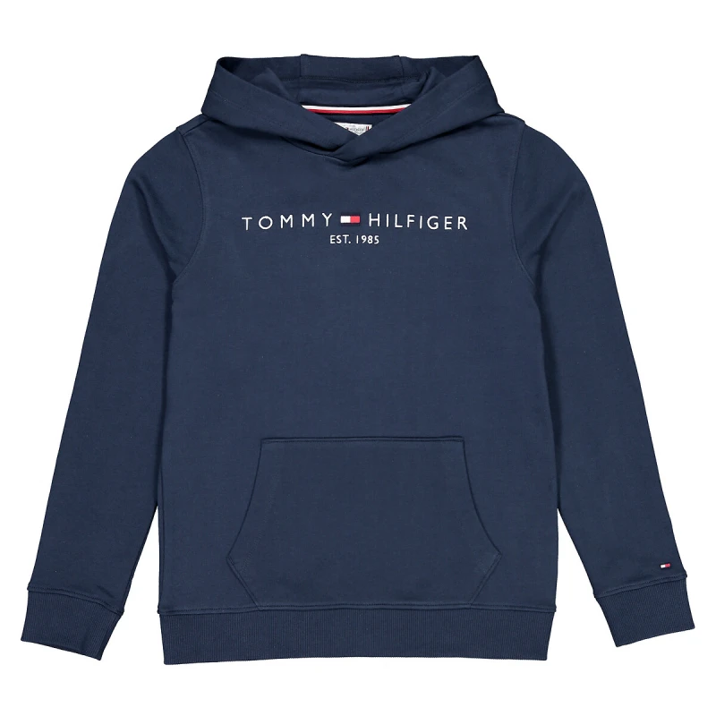 Image of Tommy Hilfiger Hoodie Navy Blue Cotton 14Y (156CM)