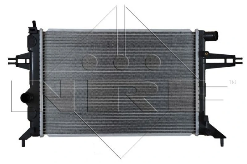 Image of NRF 53628 Engine radiator Brazed cooling fins, Aluminium Aluminium Radiator,engine cooling (470)