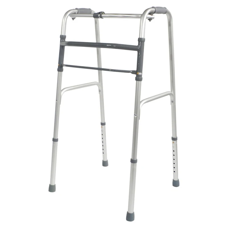 Image of Loops Folding Walking Frame - Lightweight Aluminium - 810 to 1000mm Adjustable Height Multi