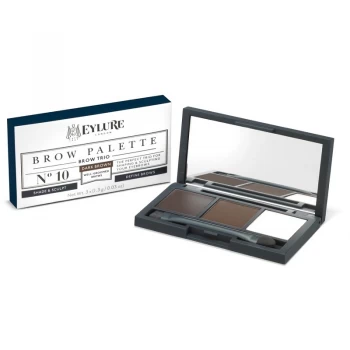 Image of Eylure Brow Palette Brow Trio Dark Brown