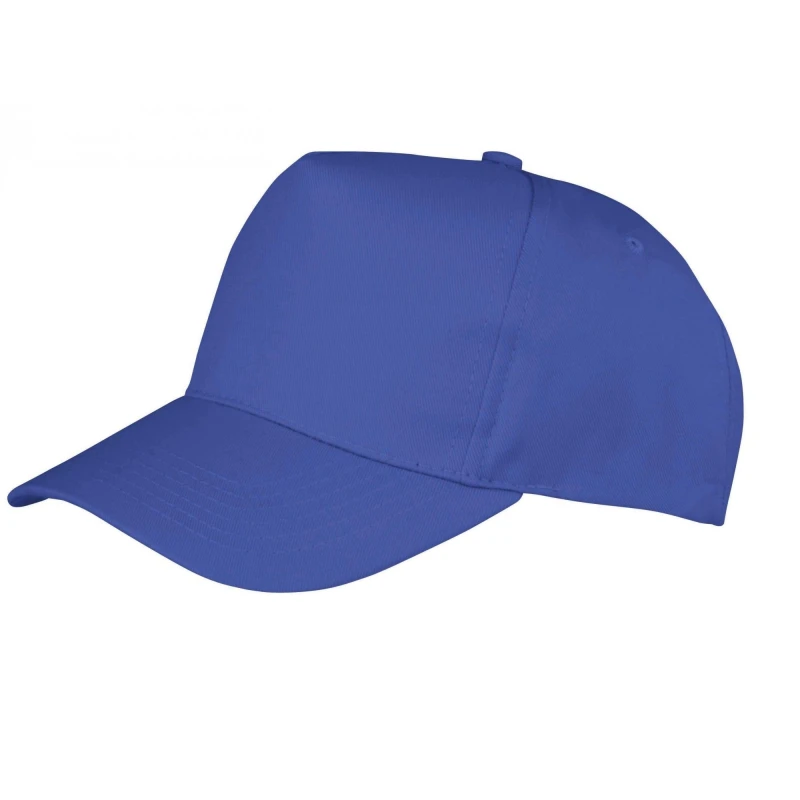 Image of Result Boston 5 Panel Baseball Cap in Blue Blue Unisex One Size