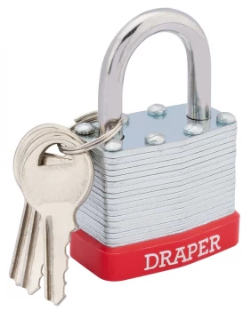 Image of Draper 40mm Laminated Steel Padlock 68767