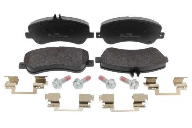 Image of MAPCO 6703HPS Brake pad set Front Axle, prepared for wear warning indicator, with accessories, with brake caliper screws Brake Pad Set,disc brake (40