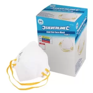 image of Silverline Fold Flat Face Mask FFP1 NR Display Box 50pk FFP1 NR 633532