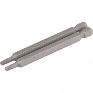 Image of Draper Torx Screwdriver Bits T15 75mm Pack of 2