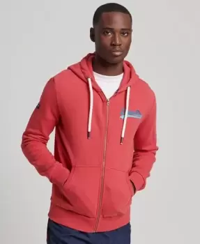 image of Superdry Vintage Logo Seasonal Zip Hoodie