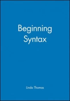 Image of Beginning Syntax by Linda Thomas Paperback