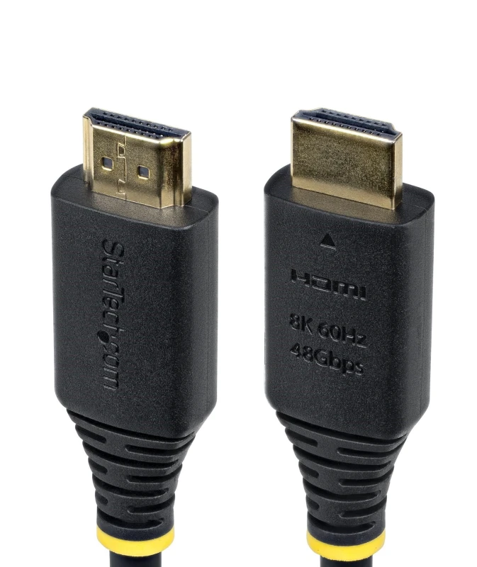 Image of StarTech.com StarTech.com HDMI21-CBL-8K60-50CM HDMI cable 0.5 m HDMI Type A (Standard) Black HDMI21-CBL-8K60-50CM
