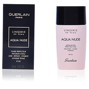 image of AQUA NUDE perfecting fluid SPF20 #01W-tres clair dore