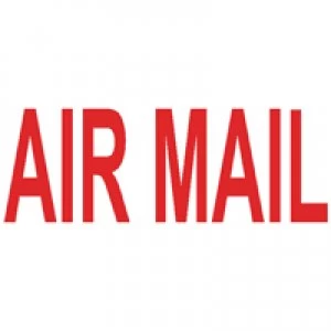 Image of Colop Green Line Word Stamp Airmail Red C144837AIR