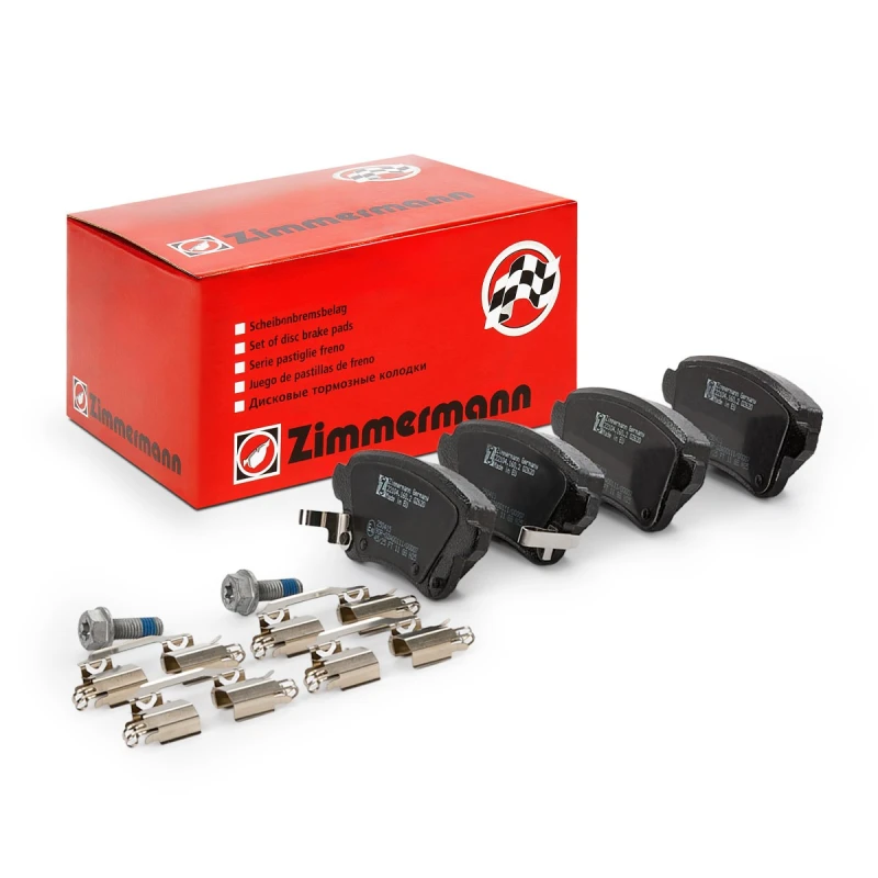 Image of ZIMMERMANN Brake pad set ZIMMERMANN 22104.160.2