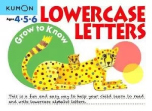 Image of Grow-To-Know Lowercase Letters by Kumon Kumon