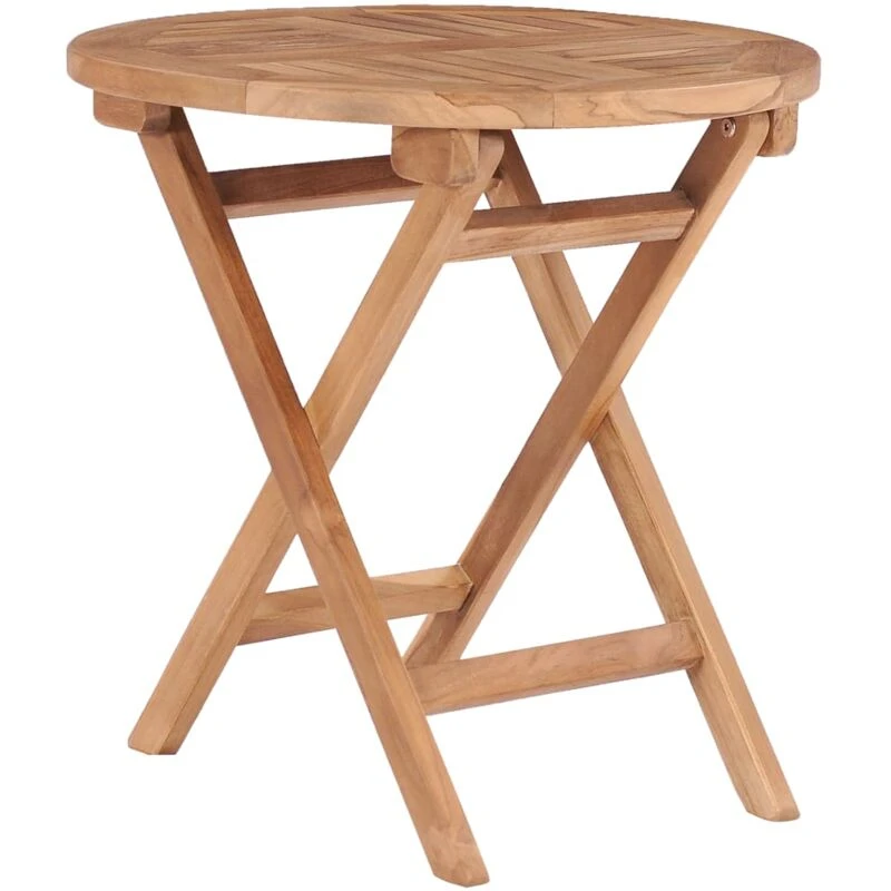 Image of VIDAXL Folding Garden Table 45cm Solid Teak Wood vidaXL 48976