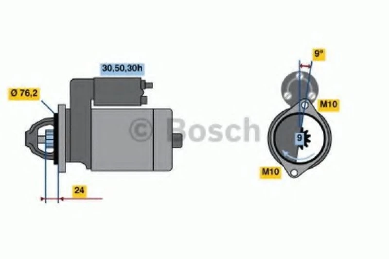 Image of Starter motor Bosch 0 986 016 920