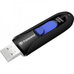 image of Transcend JetFlash 790 USB stick 16GB Black, Blue TS16GJF790K USB 3.1