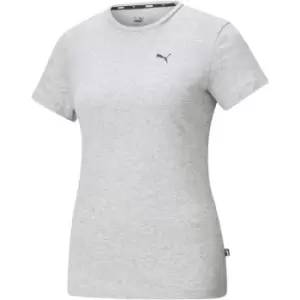 Puma Essentials Small Logo T Shirt Womens - Grey