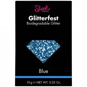 image of Sleek MakeUP Glitterfest Biodegradable Glitter - Blue 10g