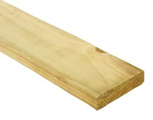 image of Wickes Treated Sawn 22 x 100 x 3000mm Single