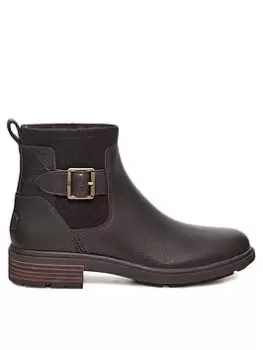 Image of UGG Harrison Moto Ankle Boots, Brown, Size 5, Women