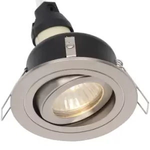 image of IP65 Tiltable Downlight - Satin Chrome