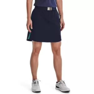 Image of Under Armour Womens Links Woven Skort Midnight Navy US10