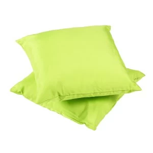 image of Kaikoo Plush 2 Pack Cushions - Green