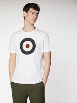 Image of Ben Sherman Target T-Shirt - White, Size L, Men