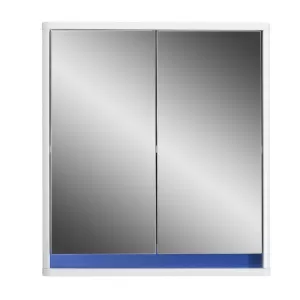 image of Mirror Cabinet with Interchangeable Colour Panels