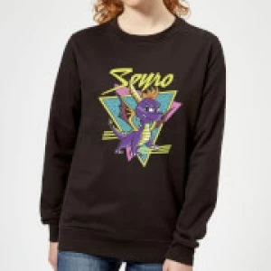 image of Spyro Retro Womens Sweatshirt - Black - 3XL - Black