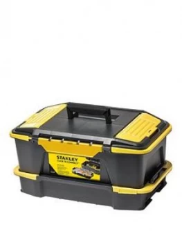 Image of Stanley Click And Connect Deep Tool Box With Organiser