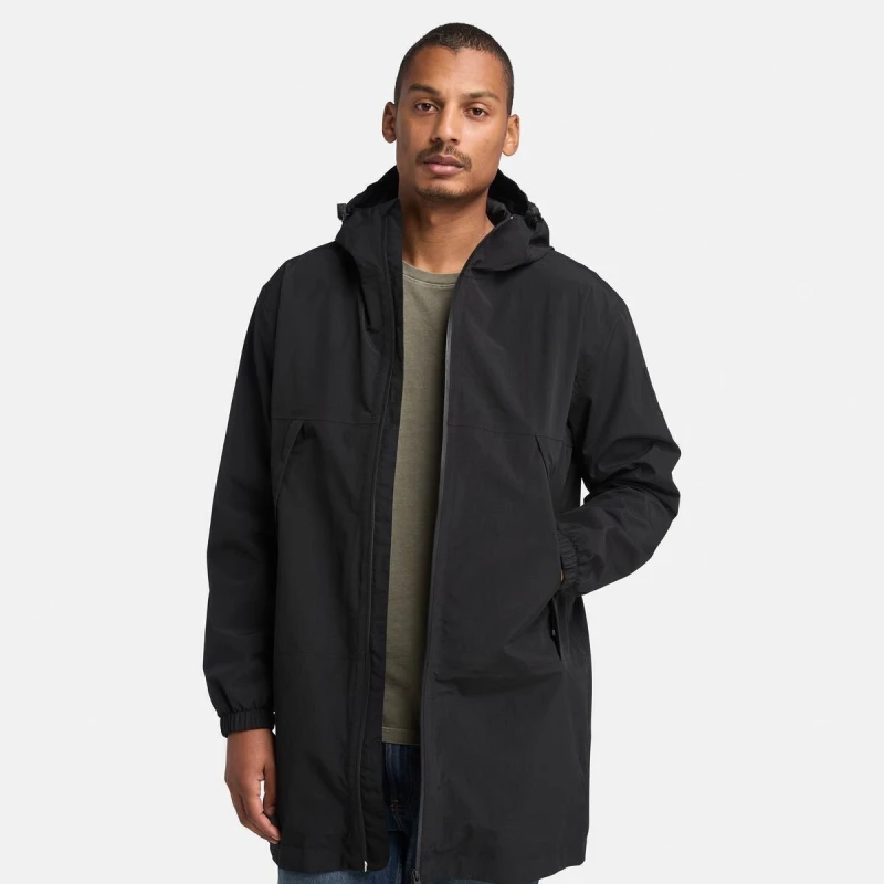 Image of Timberland Mens Winnick Waterproof Black Parka Black male L
