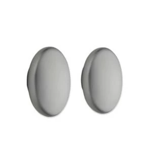 image of Cooke Lewis Stainless steel effect Oval Oval Cabinet knob Pack of 2