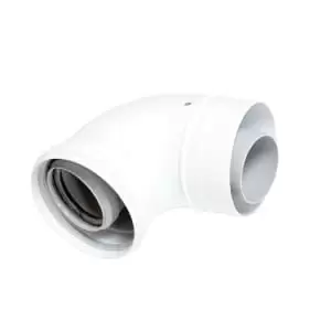 Image of Ideal Logic/Independent Boiler 90 Degree Flue Elbow