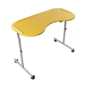 Image of NRS Healthcare Curved Adjustable Overbed Table