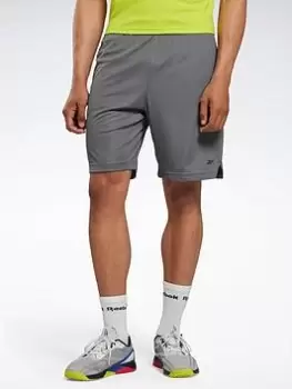 image of Reebok Workout Ready Shorts, Grey, Size S, Men