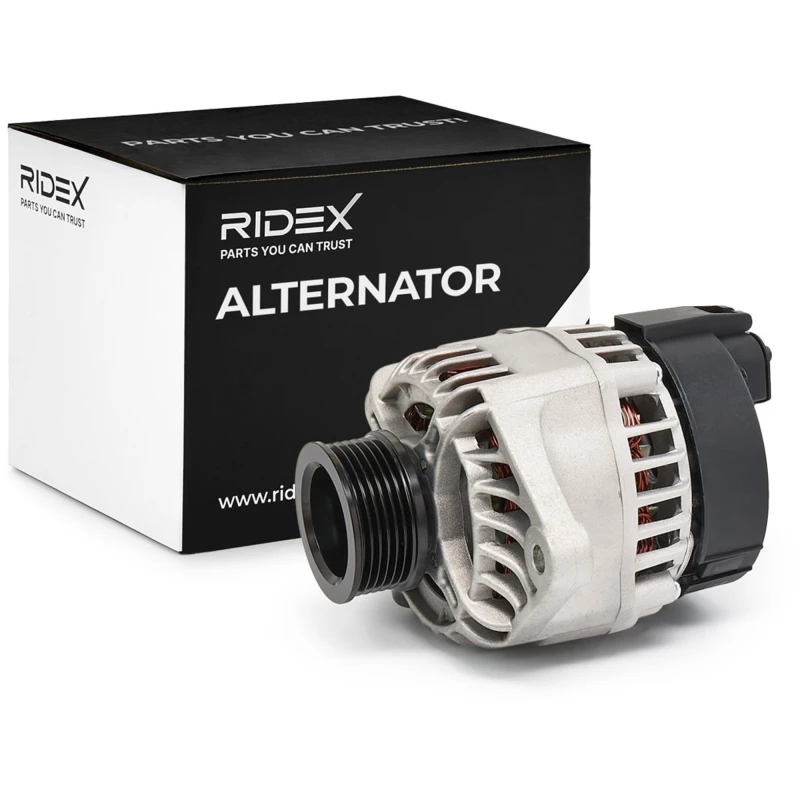 Image of RIDEX 4G0893 Generator Alternator Charging Current: 65A, Voltage: 14V, with integrated regulator Alternator (4)