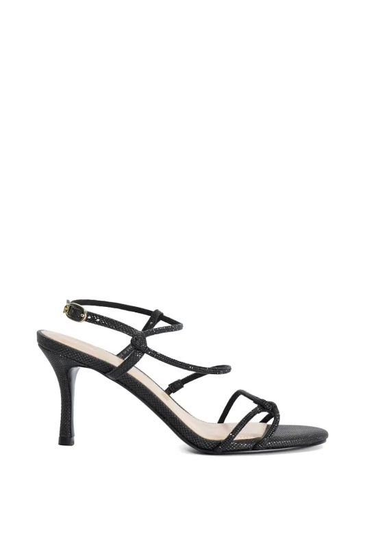 Image of Dune London Womens 'Milos' Sandals in Black Size: 4 Black Female 4