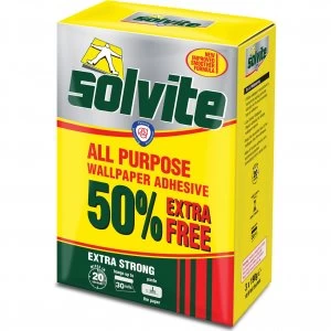 image of Solvite All Purpose Wallpaper Adhesive Paste 650g