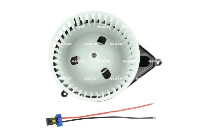 Image of NRF 34112 Blower Motor EASY FIT for left-hand drive vehicles, without integrated regulator, with adapter Interior Blower (2669)