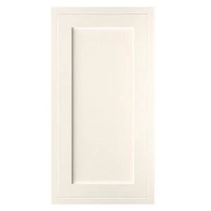 Cooke Lewis Carisbrooke Ivory Framed Fixed frame tall larder door W600mm