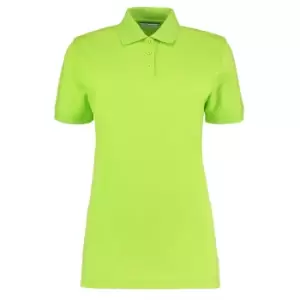 Image of Kustom Kit Ladies Klassic Superwash Short Sleeve Polo Shirt (12) (Lime)
